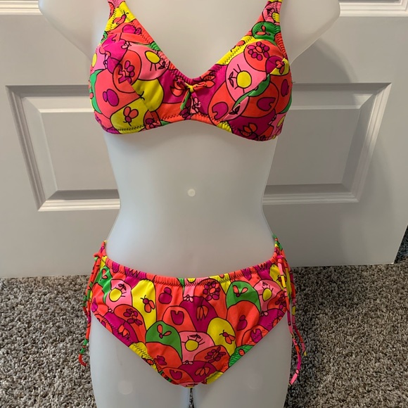 Sears Union Made in USA Other - Rare 70’s Sears Vintage Brightly Colored Bikini Union Made in USA Hippie Medium